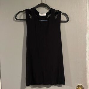 Bailey 44‎ Black Halter Sheath Tank Top Size L